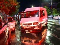 Accident în Capitală. Un bărbat a fost rănit când ieșea pe poarta spitalului. „A ricoșat în mașina mea aici”