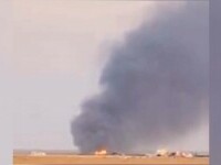 Un avion F-35 al Marinei SUA s-a prăbuşit în California. Cum s-a salvat pilotul în ultimul moment. VIDEO