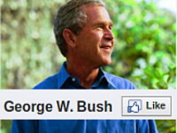 George Bush Facebook
