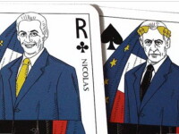 Nicolas Sarkozy, satirizat intr-un joc de carti creat de o romanca