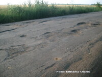 In Calarasi a plouat cu ... gropi