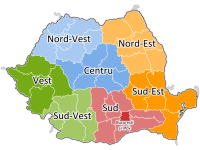 Romania pe regiuni