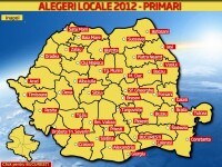 Rezultate finale alegeri locale 2012. HARTA INTERACTIVA: cum arata Romania dupa alegeri