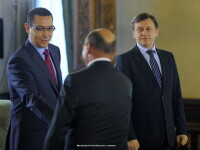Victor Ponta, Crin Antonescu si Traian Basescu