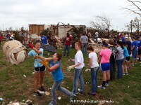 ruine, case distruse de tornada, SUA, Oklahoma - 2