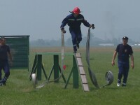 Echipele de pompieri din Mures isi testeaza priceperea