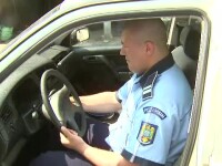 politist in masina