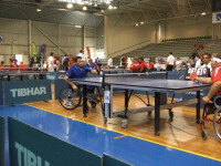 Sportivii cu dizabilitati participa la cea mai importanta competitie de tenis de masa a anului