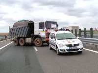 accident TIR-uri pe autostrada