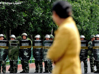 protest scutieri China