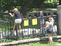 sar gardul la parcul dendrariu din Chisinau