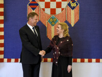 Klaus Iohannis vizita in Croatia - Agerpres