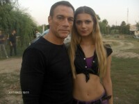 Lia Sinchevici si Jean-Claude Van Damme - Facebook