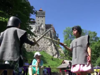 copii la Castelul Bran