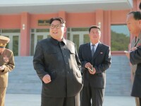 Kim Jong-un fumeaza