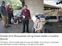 familei de romi in UK