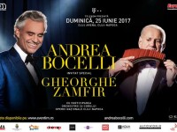 Andrea Bocelli vine in Romania in mai putin de 10 zile