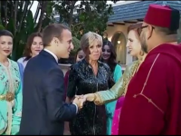 Emmanuel Macron in Maroc