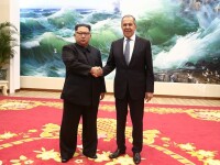 Kim Jong-un Serghei Lavrov