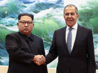 Kim Jong-un Serghei Lavrov