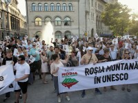 protest Roșia Montană