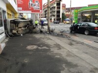Accident grav pe o stradă din Sibiu