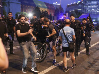 Mii de persoane au protestat în București. Incidente între manifestanți și jandarmi