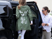 Ținuta controversată purtată de Melania Trump, în vizită la frontiera cu Mexicul