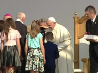 Papa Francisc, părinte pentru toți. O familie cu 11 copii, mesaj în fața Suveranului Pontif