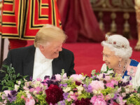 Imagini spectaculoase de la dineul oferit de Regină în cinstea lui Trump - 6