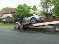 Muncitor care asfalta un drum, rănit grav. 