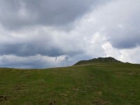 Tornadă filmată pe Platoul Bucegilor, aproape de Piatra Arsă. VIDEO