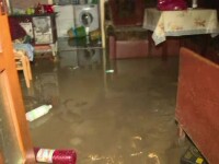 Animale omorâte și mașini purtate de viituri. Ce a găsit un pompier când a ajuns acasă