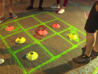 Jocurile copilăriei aduse pe străzile din Capitală. Cum au reacționat bucureștenii