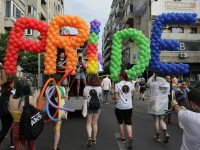 Mii de persoane au participat la marșul Bucharest Pride pe Calea Victoriei