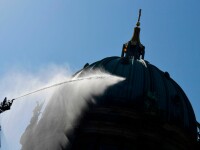 Exercițiu de amploare al pompierilor la Catedrala din Berlin