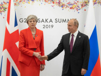 Theresa May si Vladimir Putin