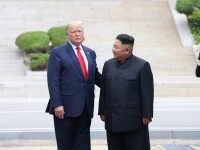 Donald Trump și Kim Jong-Un, întâlnire istorică la frontiera dintre Coreea de Nord şi cea de Sud