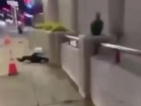 VIDEO. Polițist din SUA, împușcat în timp ce încerca să oprească un jaf. Momentul a fost filmat