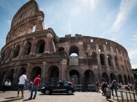 Trupul unui bărbat a fost găsit într-o geantă, în apropiere de Colosseumul din Roma