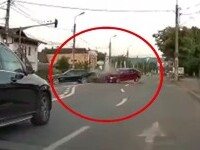 Accident violent surprins de o cameră de bord în Iași. Ambii șoferi implicați consumaseră alcool