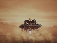 Imagini spectaculoase cu robotul trimis de China pe Marte
