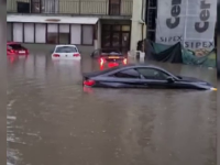 Craiova, sub ape după o ploaie torențială. Străzile au devenit în scurt timp lacuri