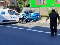 Un polițist de la Rutieră din Hunedoara aflat la volanul unui Trabant a murit într-un accident