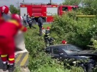 Cinci răniți după ce o șoferiță nu s-a asigurat la virajul la stânga, în Dâmbovița