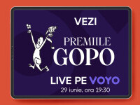 Gala Premiilor Gopo transmisă pe VOYO și PRO Cinema Elvira Deatcu și Dragoș Bucur printre nominalizații de anul acesta