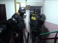 Percheziții în Buzău și București. Polițiștii au descins la persoane bănuite de proxenetism, trafic de țigări și braconaj