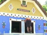 Peste 400 de voluntari au renovat fațadele a 30 de case dintr-un sat din Timiș