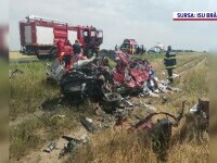 Accident tragic pe DN 21. Doi bărbați din Belarus au murit după ce un camion i-a lovit frontal