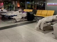 Zeci de români au fost nevoiți să doarmă în aeroport după ce zborul din Dortmund în România a fost anulat